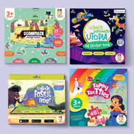 Scanimaze Jungle Safari + Tappy TacTiles Flights Of Fantasy + Ultimate Underwater Utopia + Fantastic Fossil Frenzy
