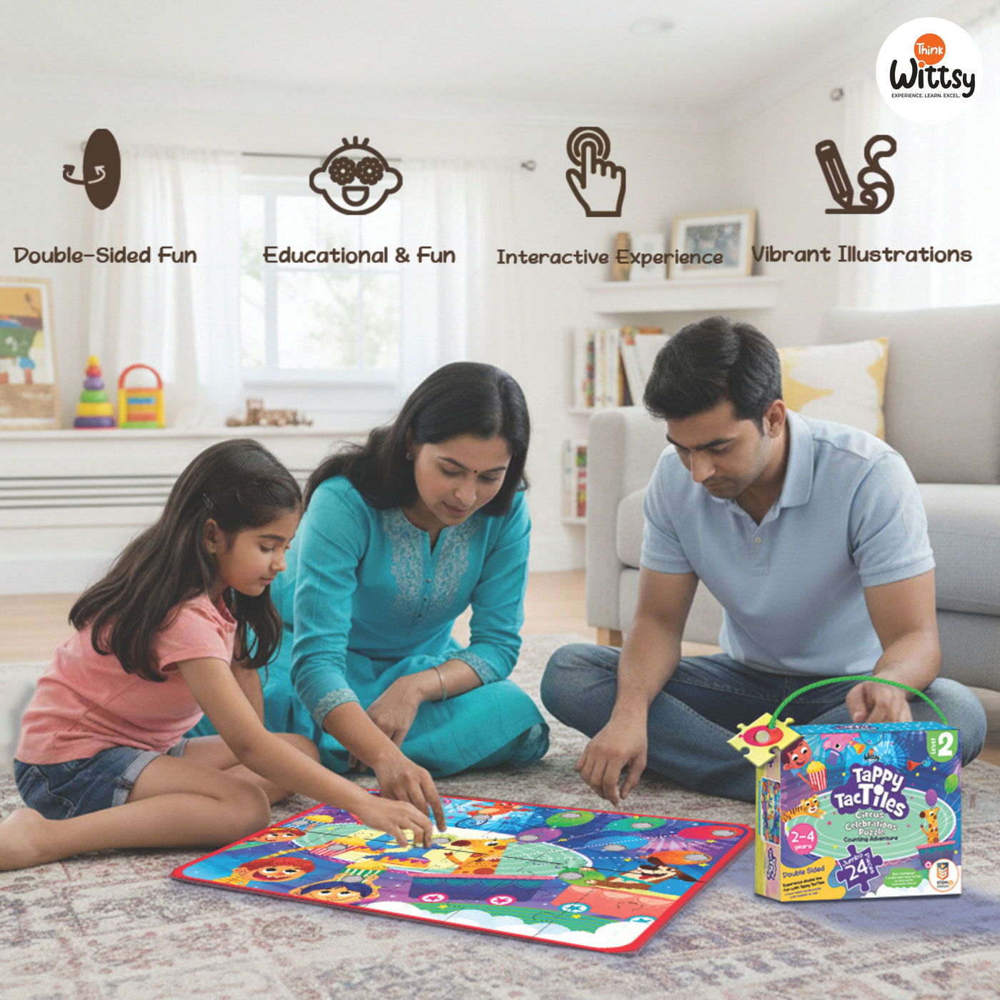 Tappy TacTiles Circus Celebrations Puzzles