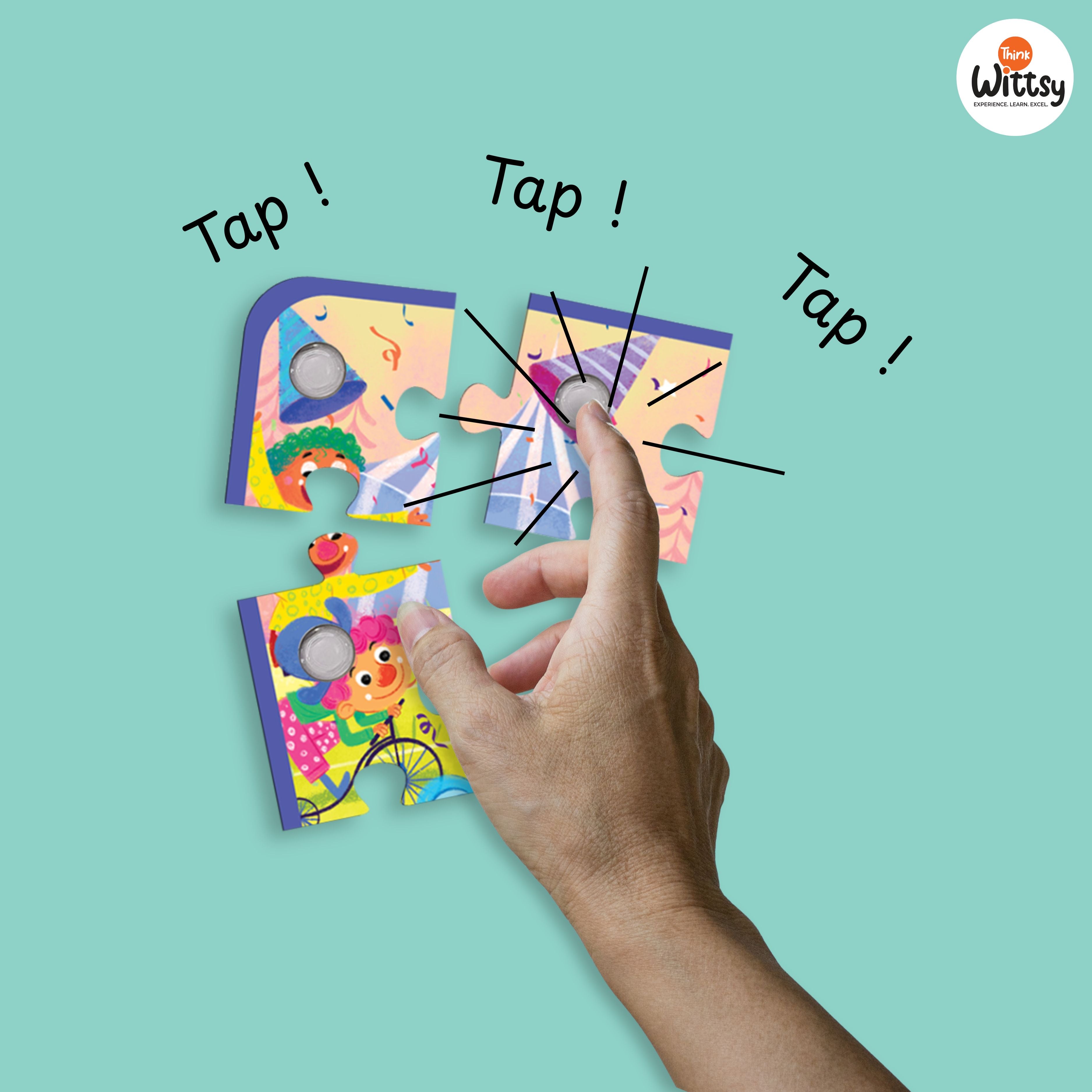 Tappy TacTiles Circus Celebrations Puzzles