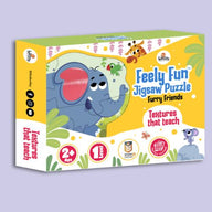 Feely Fun – Furry Friends Jigsaw Puzzle (4 in One puzzle)