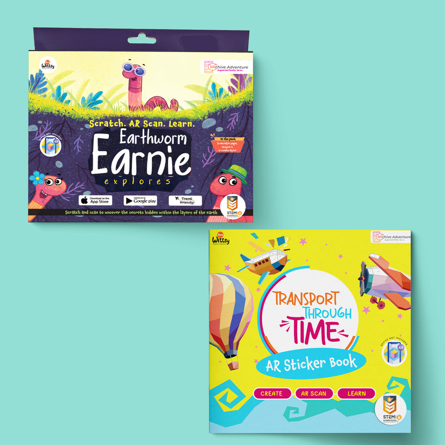 Earthworm Earnie Explores + Transport Through Time