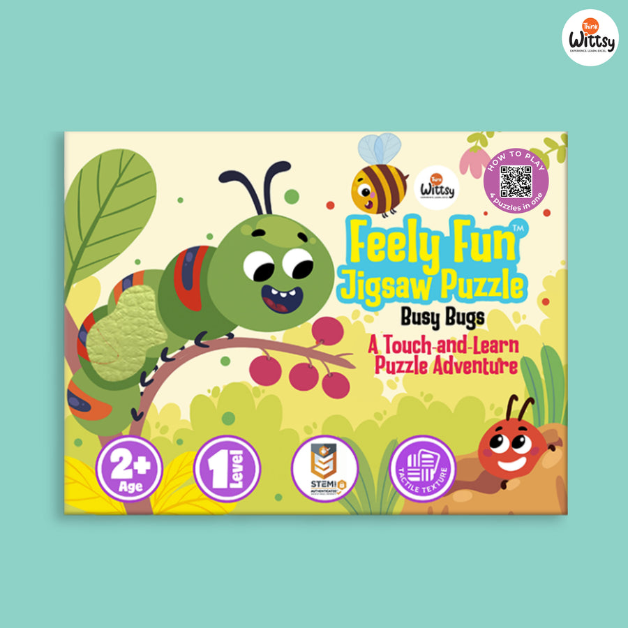 Feely Fun: Busy Bugs (4 in One puzzle)