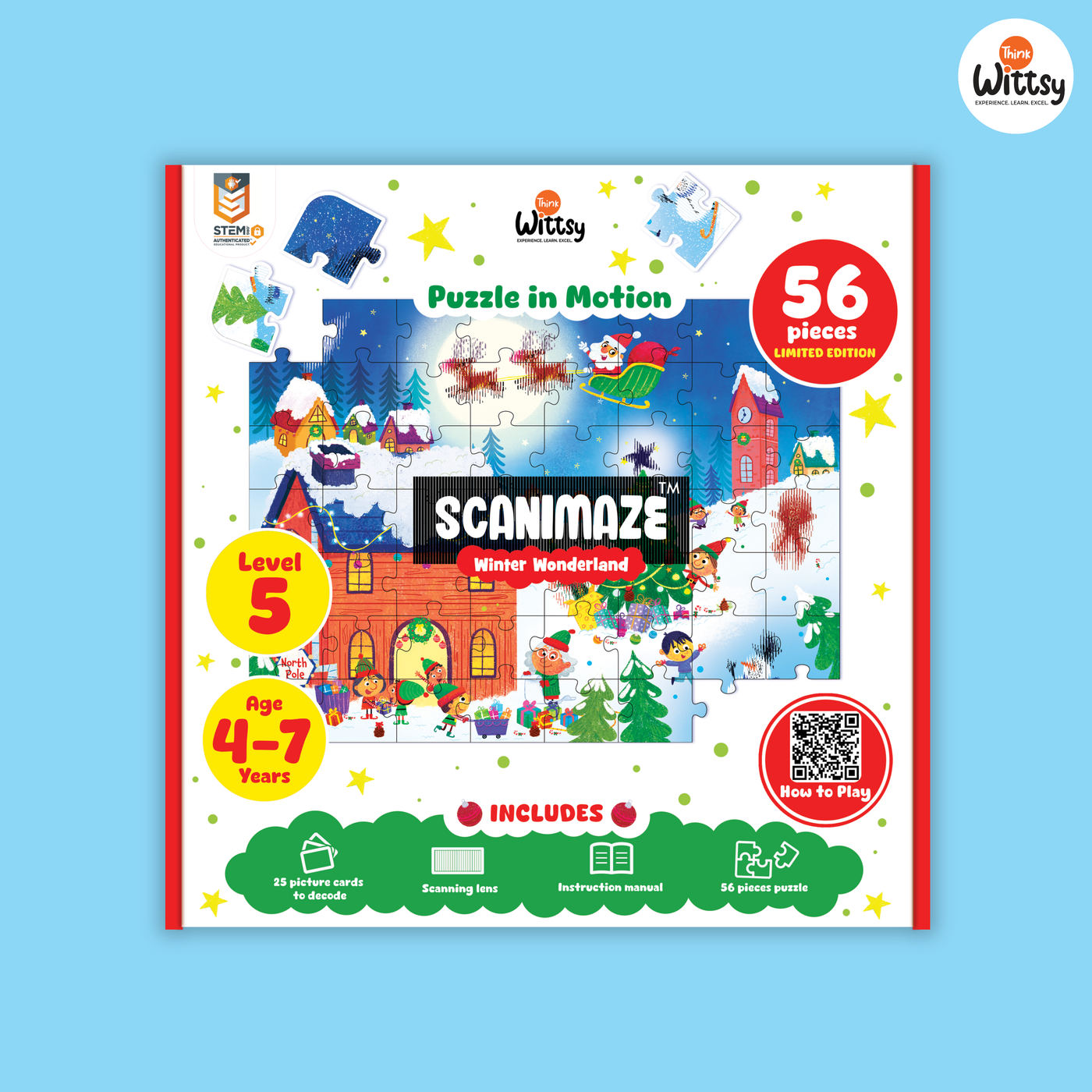 Scanimaze Winter Wonderland Puzzle (LIMITED EDITION)