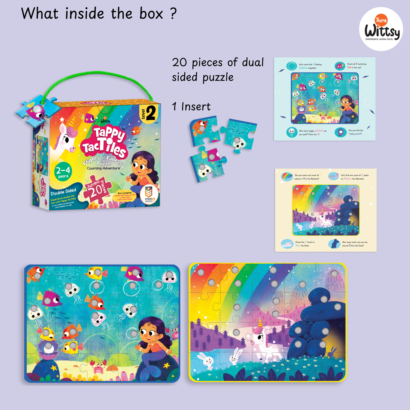 Tappy TacTiles Flights Of Fantasy Puzzles