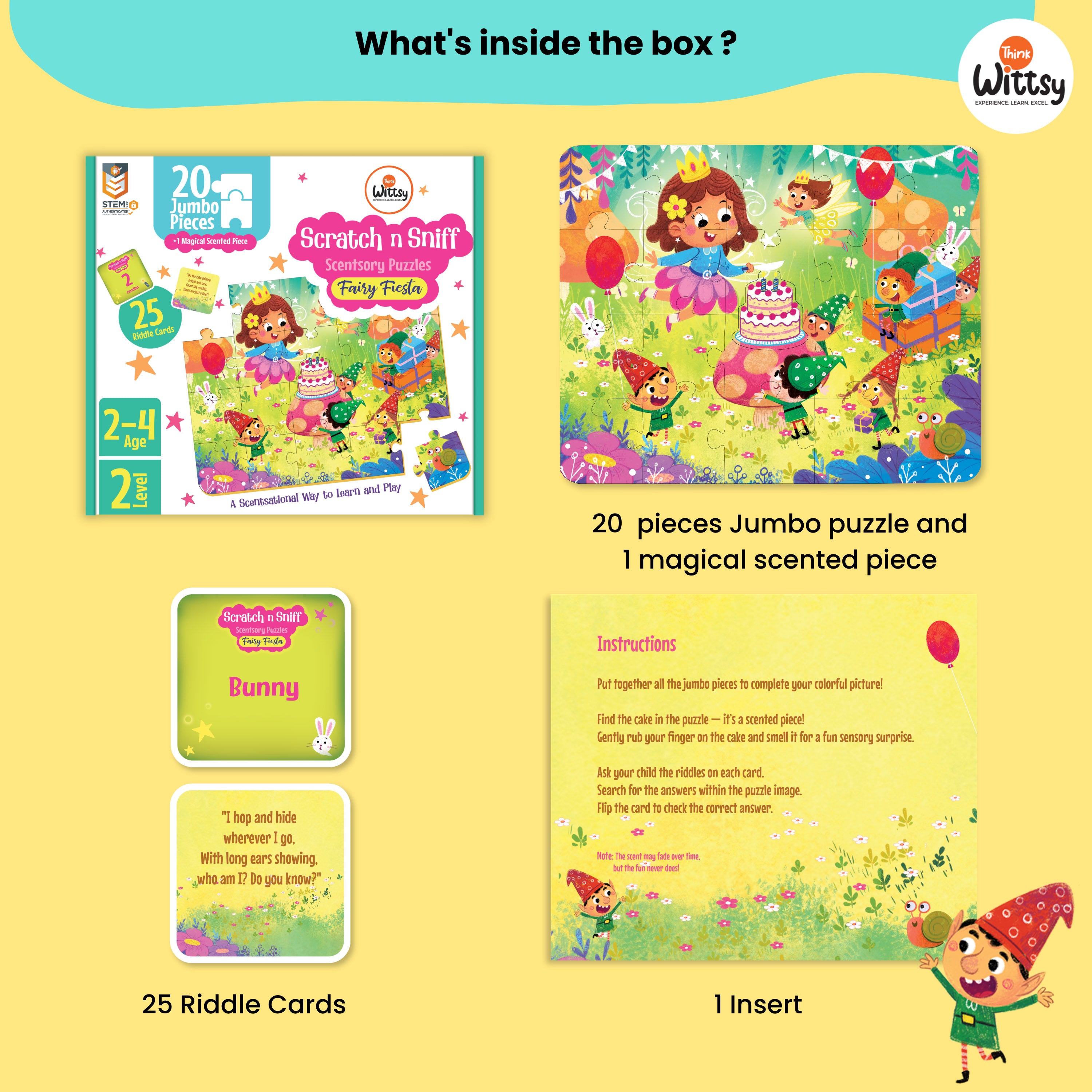 Scratch ’n’ Sniff - Scentsory Puzzle Fairy Fiesta