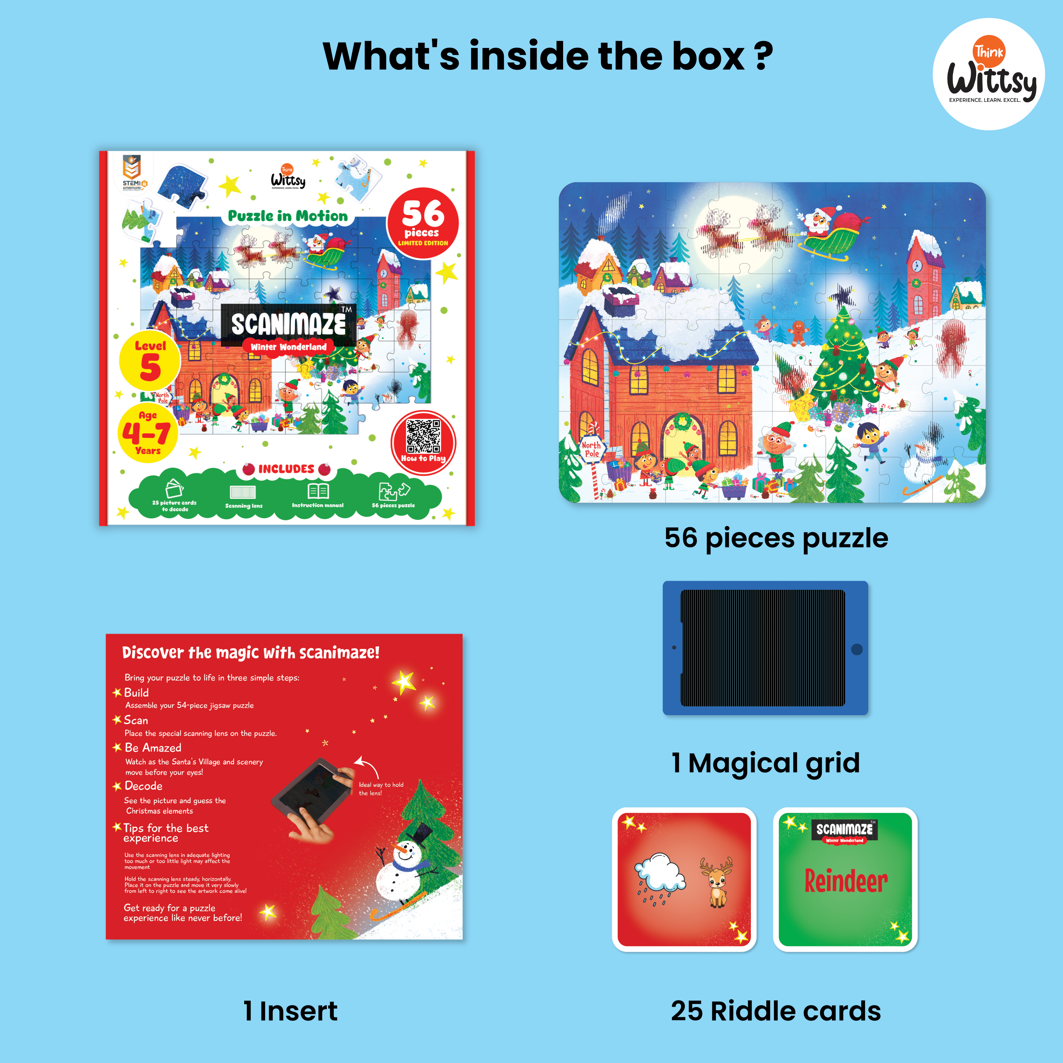 Scanimaze Winter Wonderland Puzzle (LIMITED EDITION)