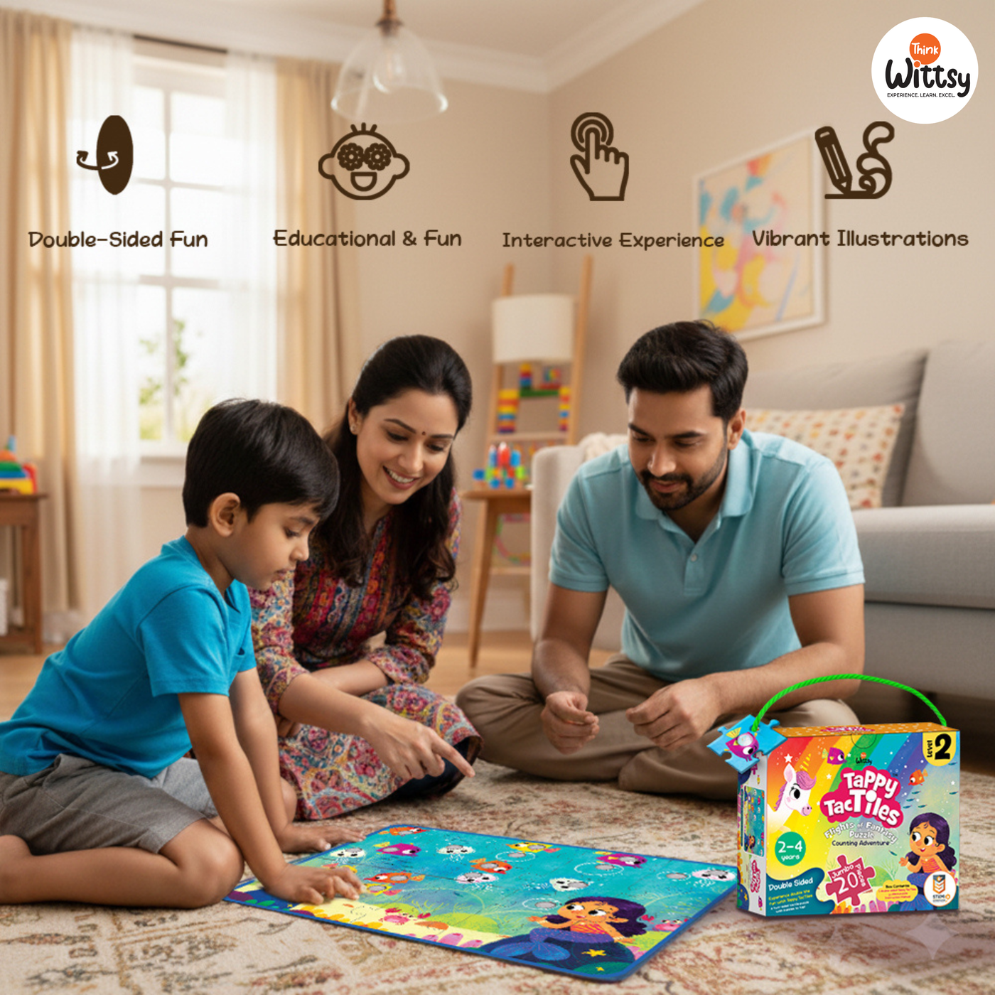 Tappy TacTiles Flights Of Fantasy Puzzles