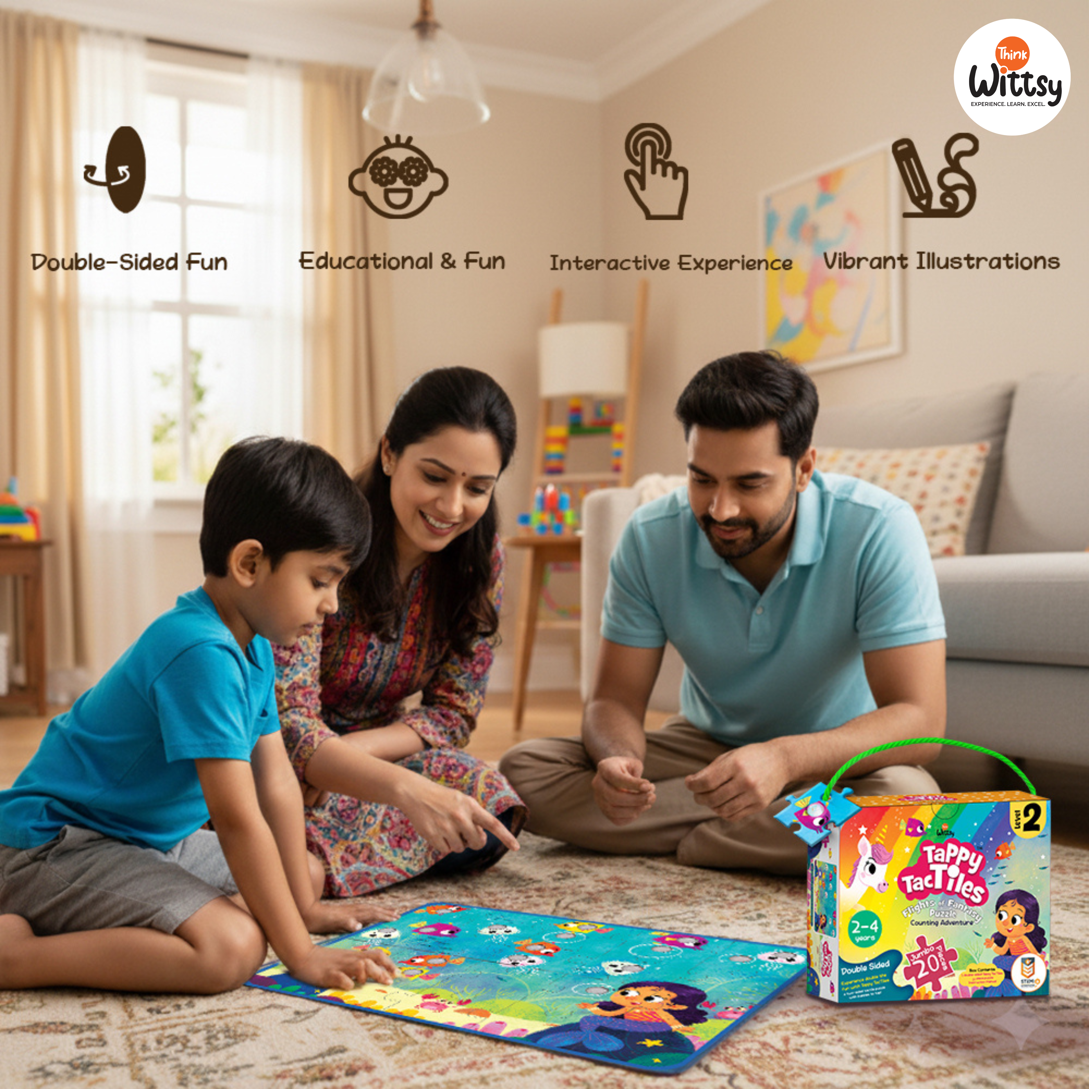 Tappy TacTiles Flights Of Fantasy Puzzles