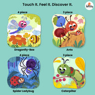 Feely Fun: Busy Bugs (4 in One puzzle)