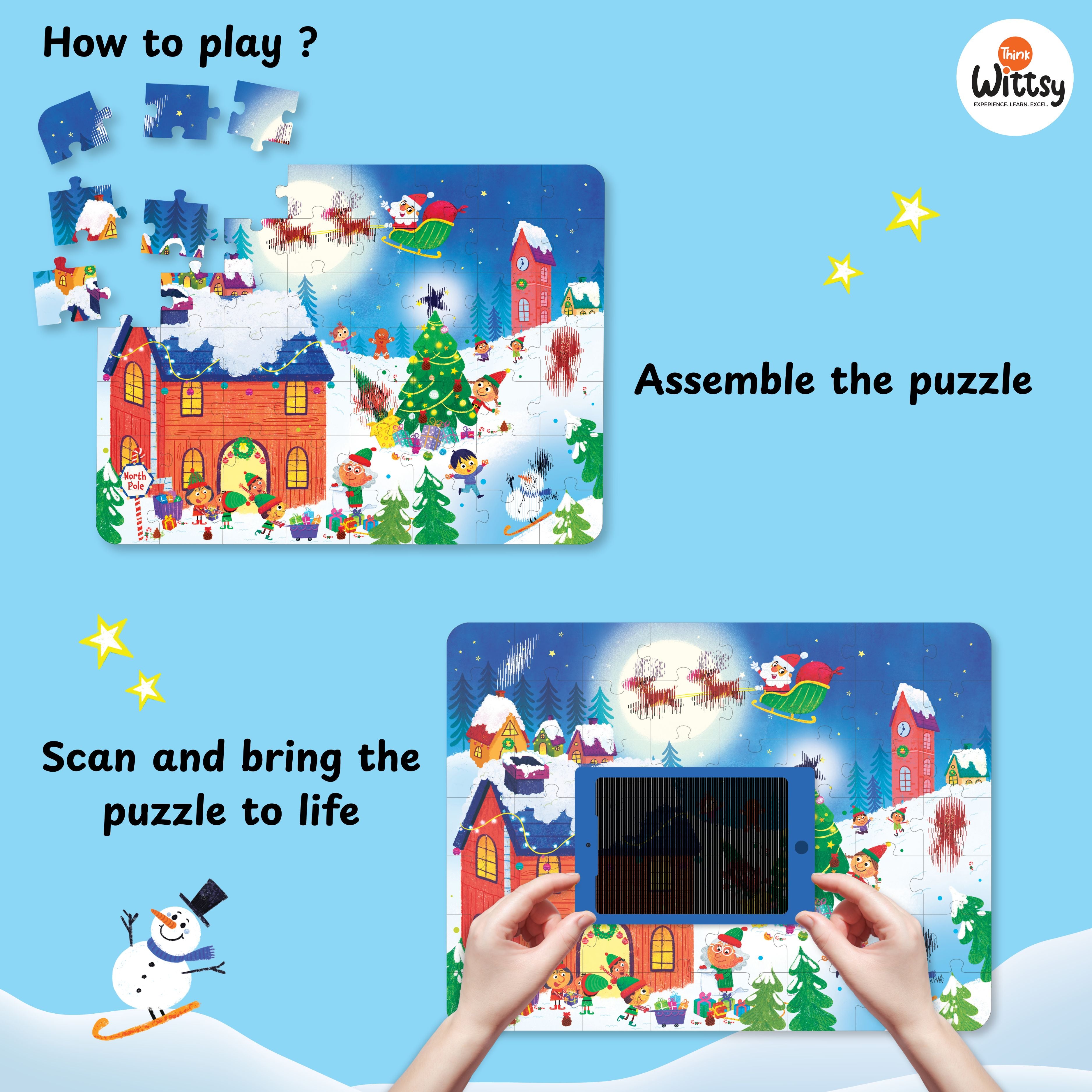 Scanimaze Winter Wonderland Puzzle (LIMITED EDITION)