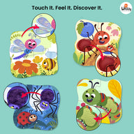 Feely Fun: Busy Bugs (4 in One puzzle)