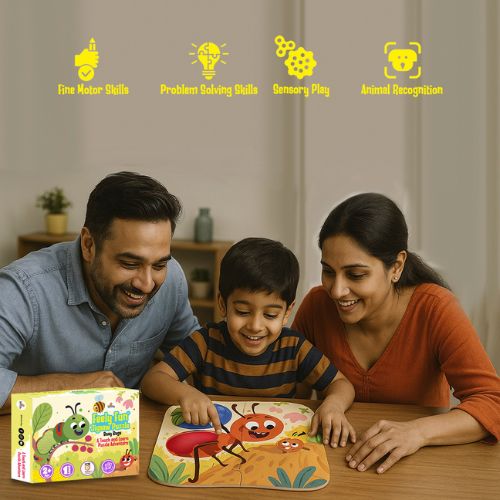 Feely Fun: Busy Bugs (4 in One puzzle)