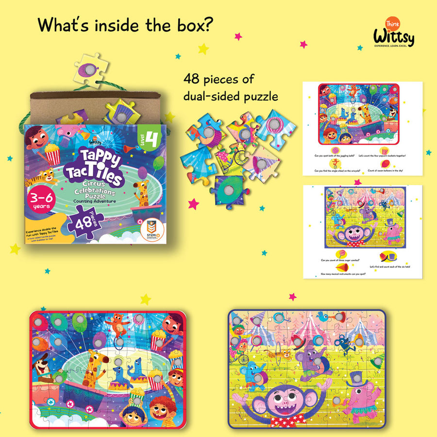 Tappy TacTiles Circus Celebrations Puzzles