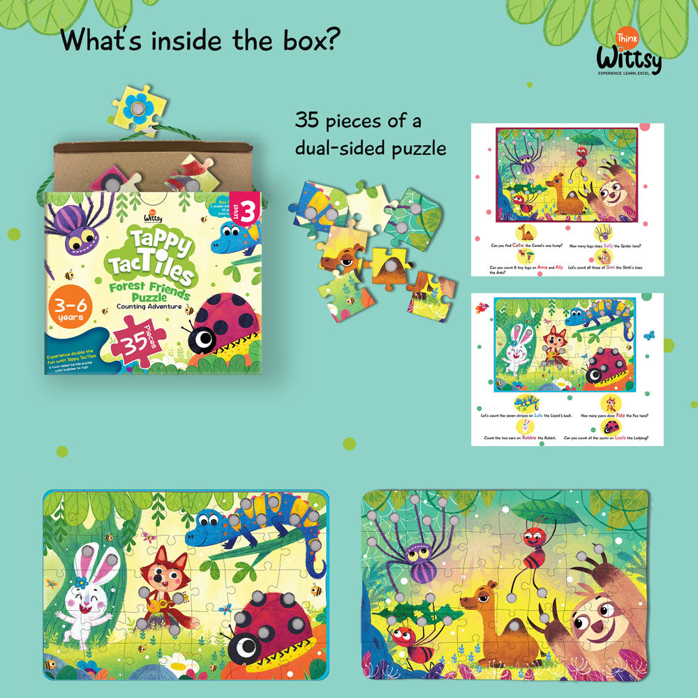 Tappy TacTiles Forest Friends Puzzles