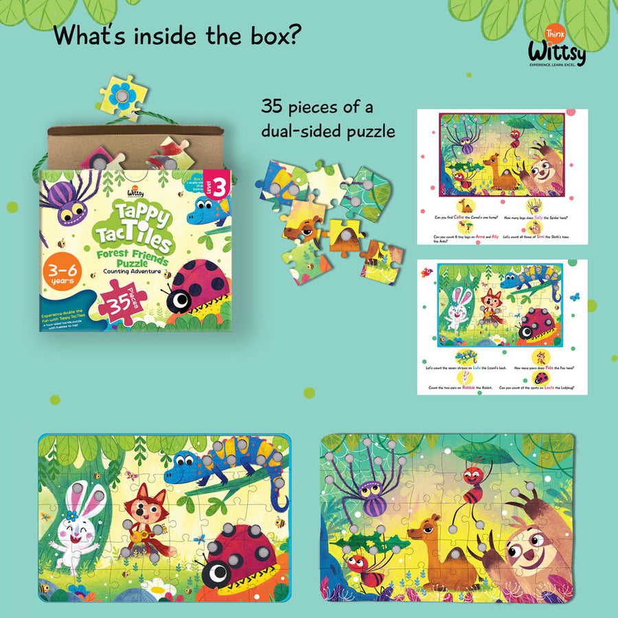 Tappy TacTiles Forest Friends Puzzles