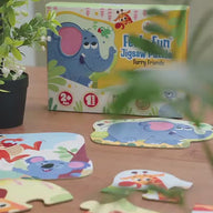 Feely Fun – Furry Friends Jigsaw Puzzle (4 in One puzzle)