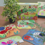 Feely Fun: Busy Bugs (4 in One puzzle)